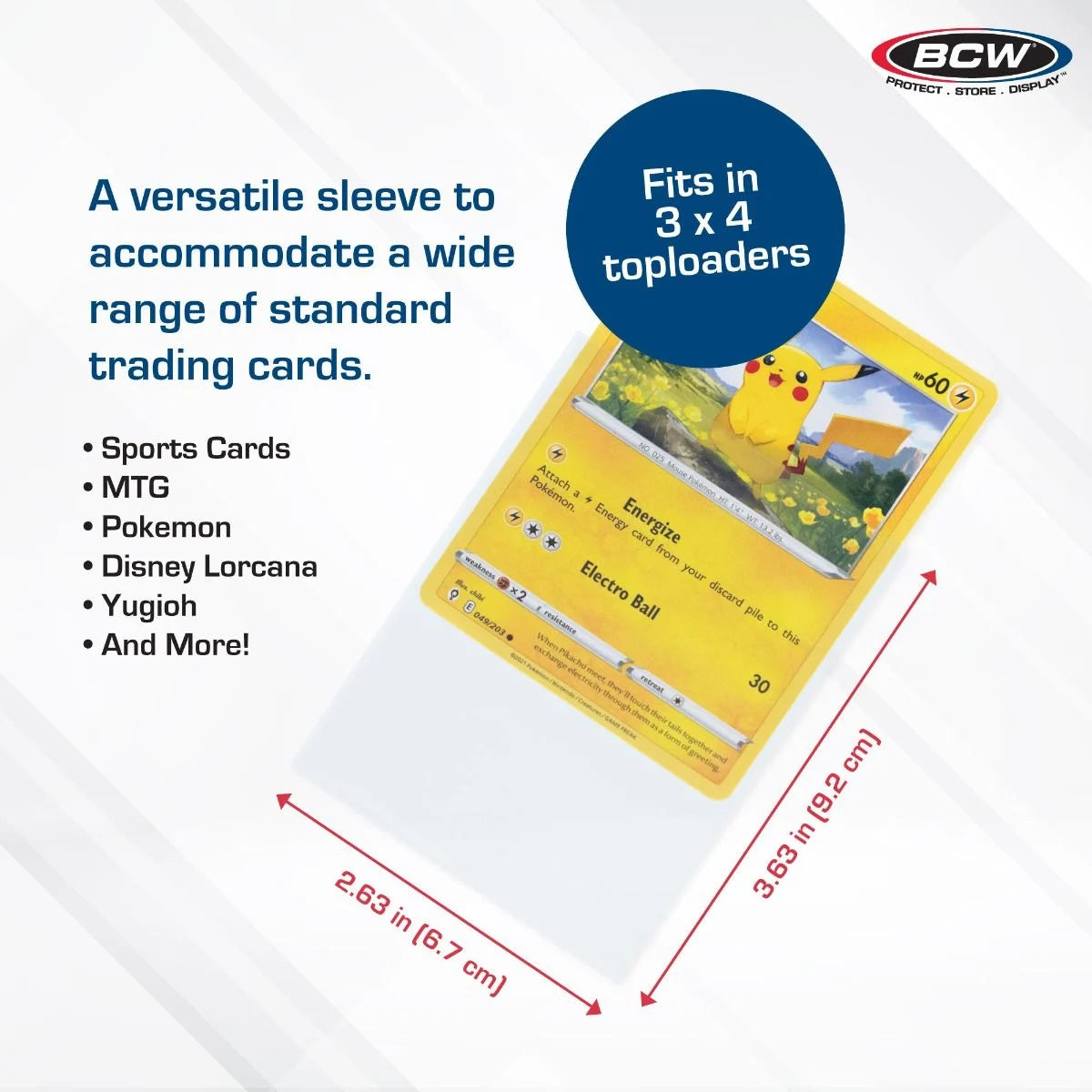 BCW TCG Sleeves 100Ct