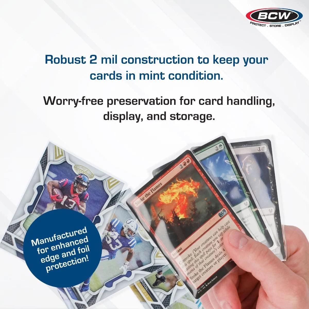BCW TCG Sleeves 100Ct