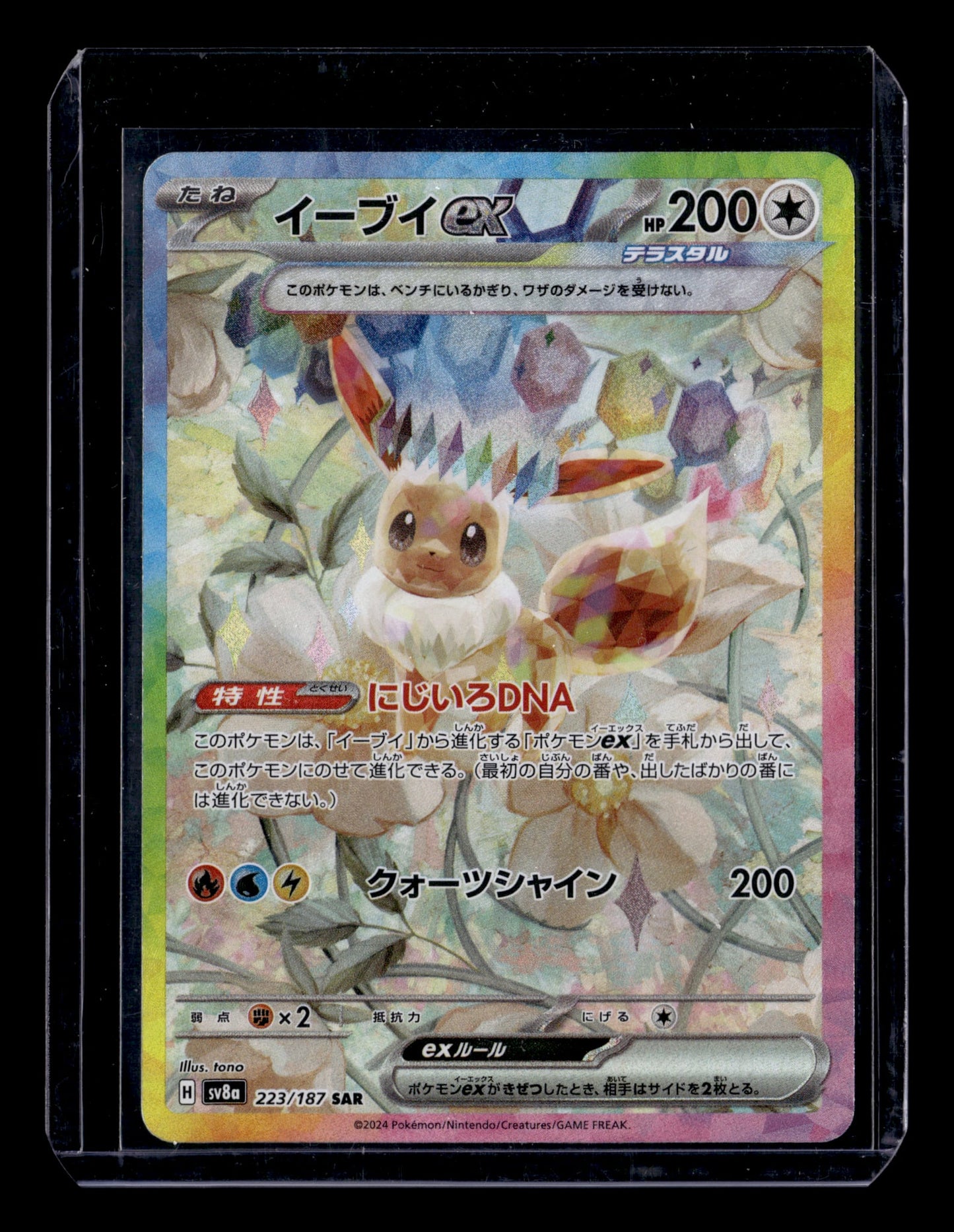 Japanese Pokémon Terastal Festival Eeveelutions Set