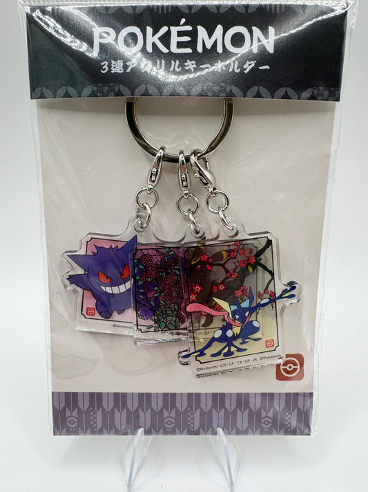 Pokémon Acrylic Keychain Set