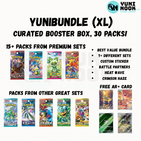 YuniBundle XL -  30 Assorted Japanese Pokémon Packs