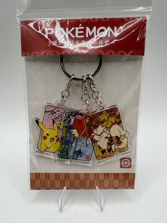 Pokémon Acrylic Keychain Set