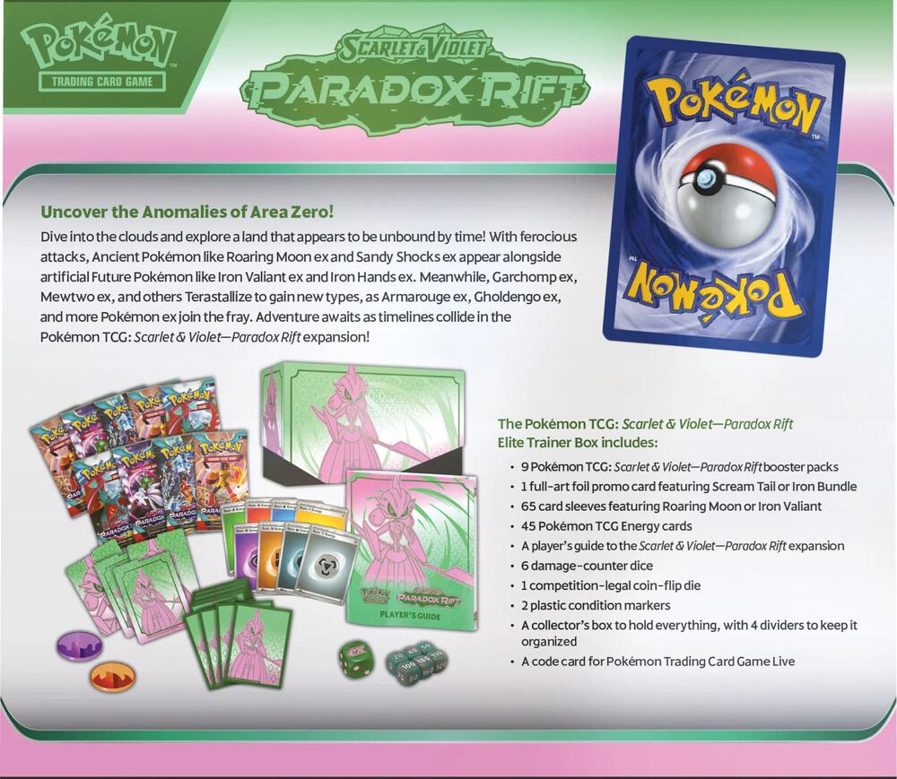 Pokémon Paradox Rift Elite Trainer Box